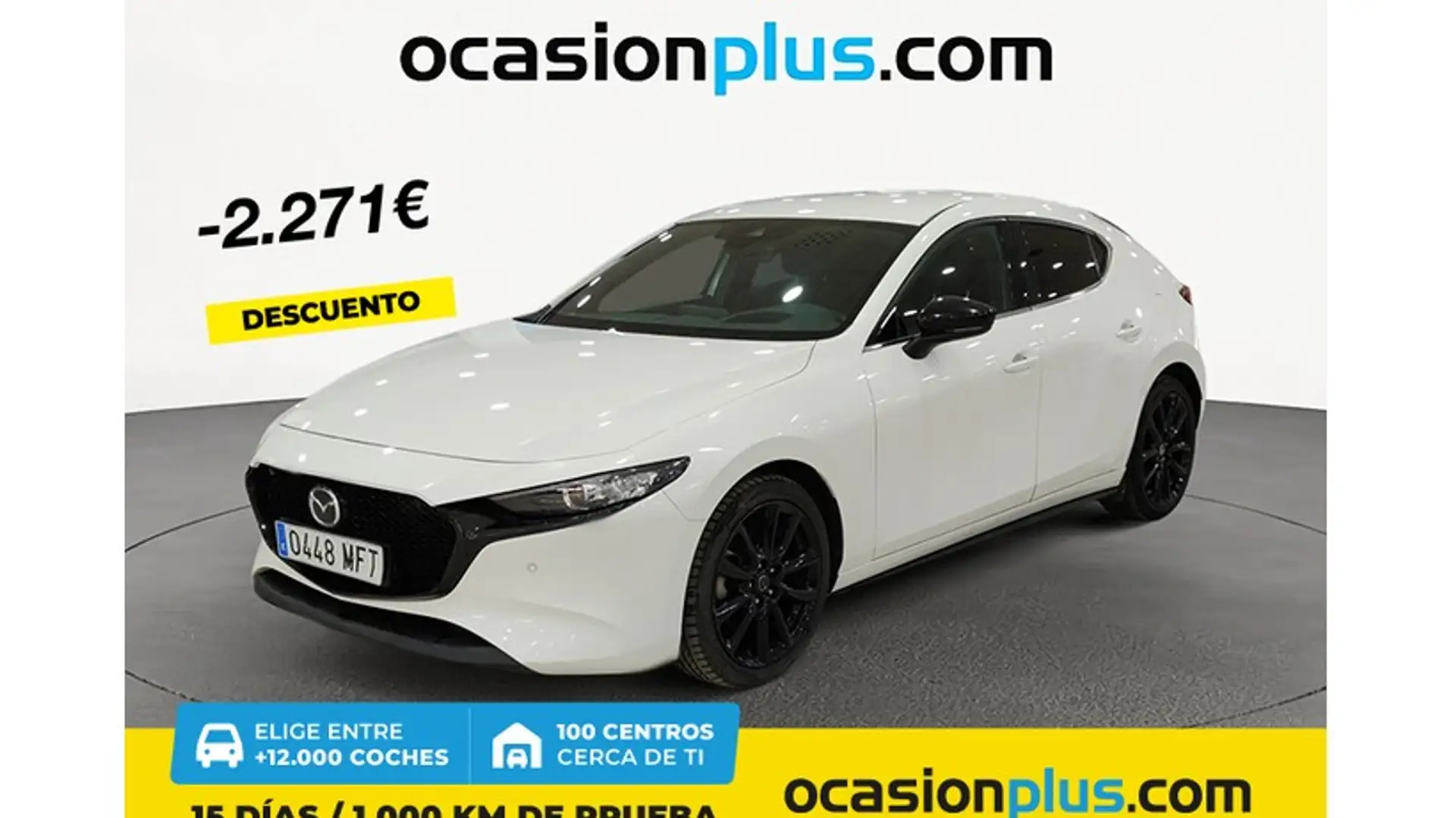 Mazda 3 2.0 e-Skyactiv-G Homura Aut. 90kW Blanco - 1