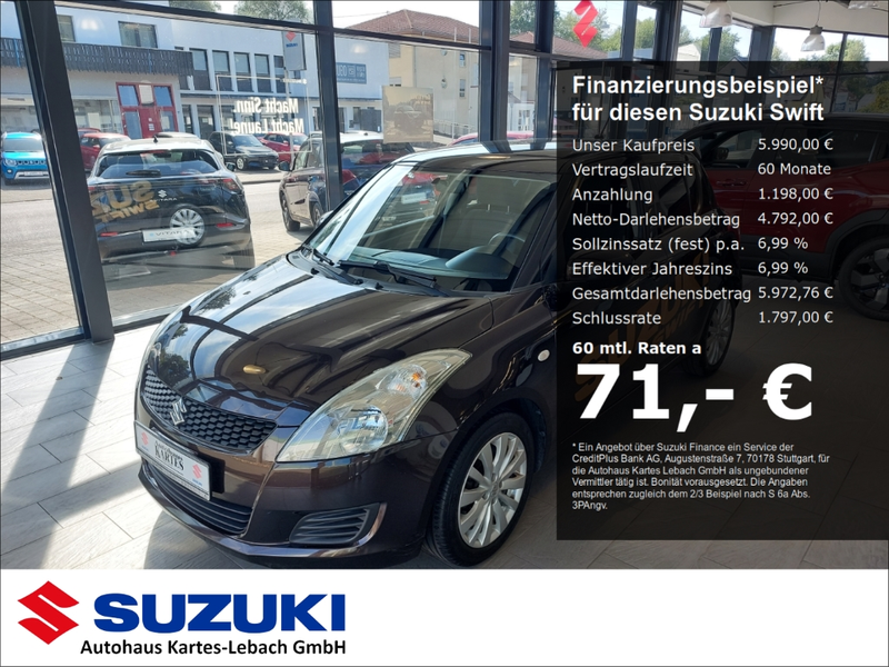 Suzuki Swift X-TRA 1.2 AC SHZ Inspektion neu