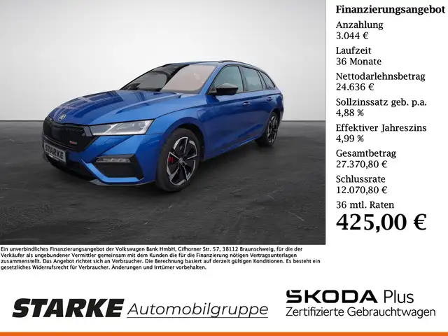 Skoda Octavia Combi 1.4 TSI iV DSG RS