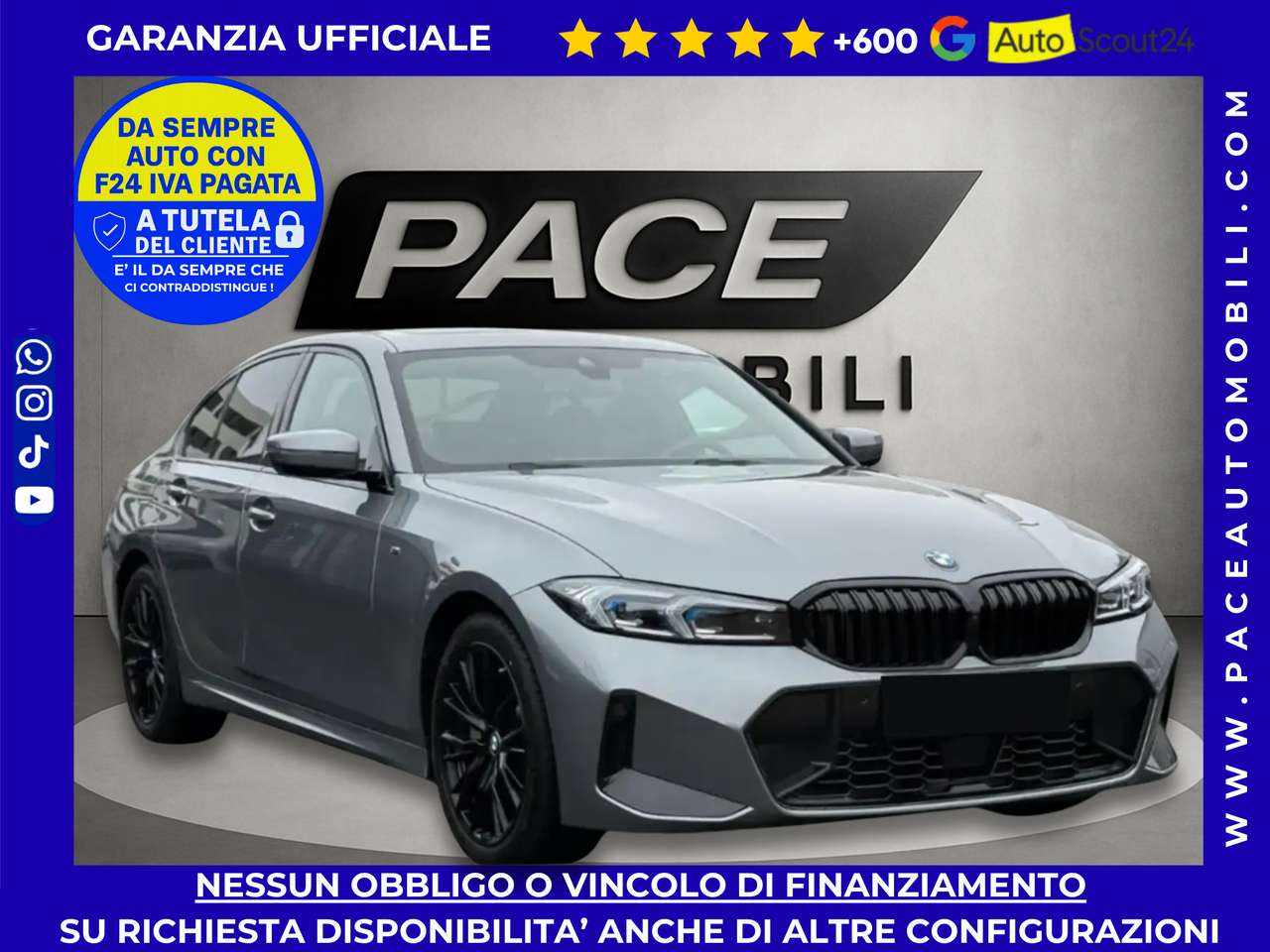 BMW 330 i XD MSPORT M-SPORT M SPORT BLACK PACK TETTO ACC