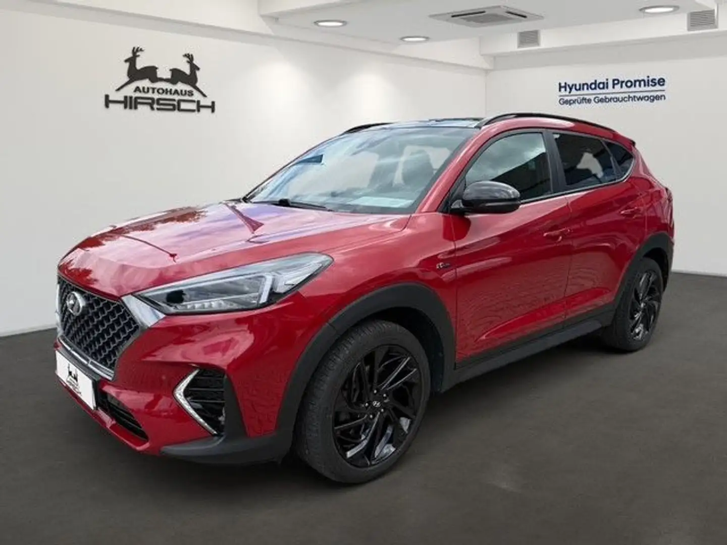 Hyundai TUCSON N Line 2,0 7-DCT Mild-Hybrid 4WD Rood - 1