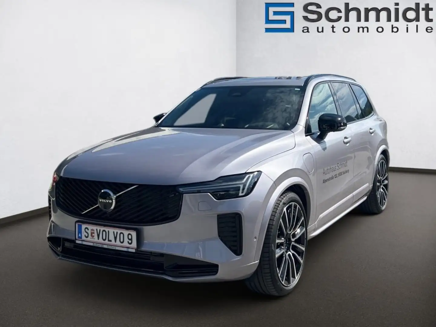 Volvo XC90 Ultra, T8 AWD Plug-in Hybrid, Elektrisch/Benzin, Dark, 7 Sit Silber - 1