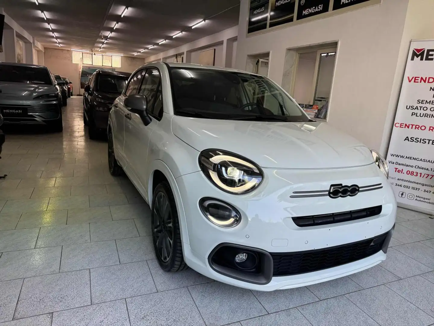 Fiat 500X 1.5 T4 Hybrid 130 CV DCT Sport Blanc - 2