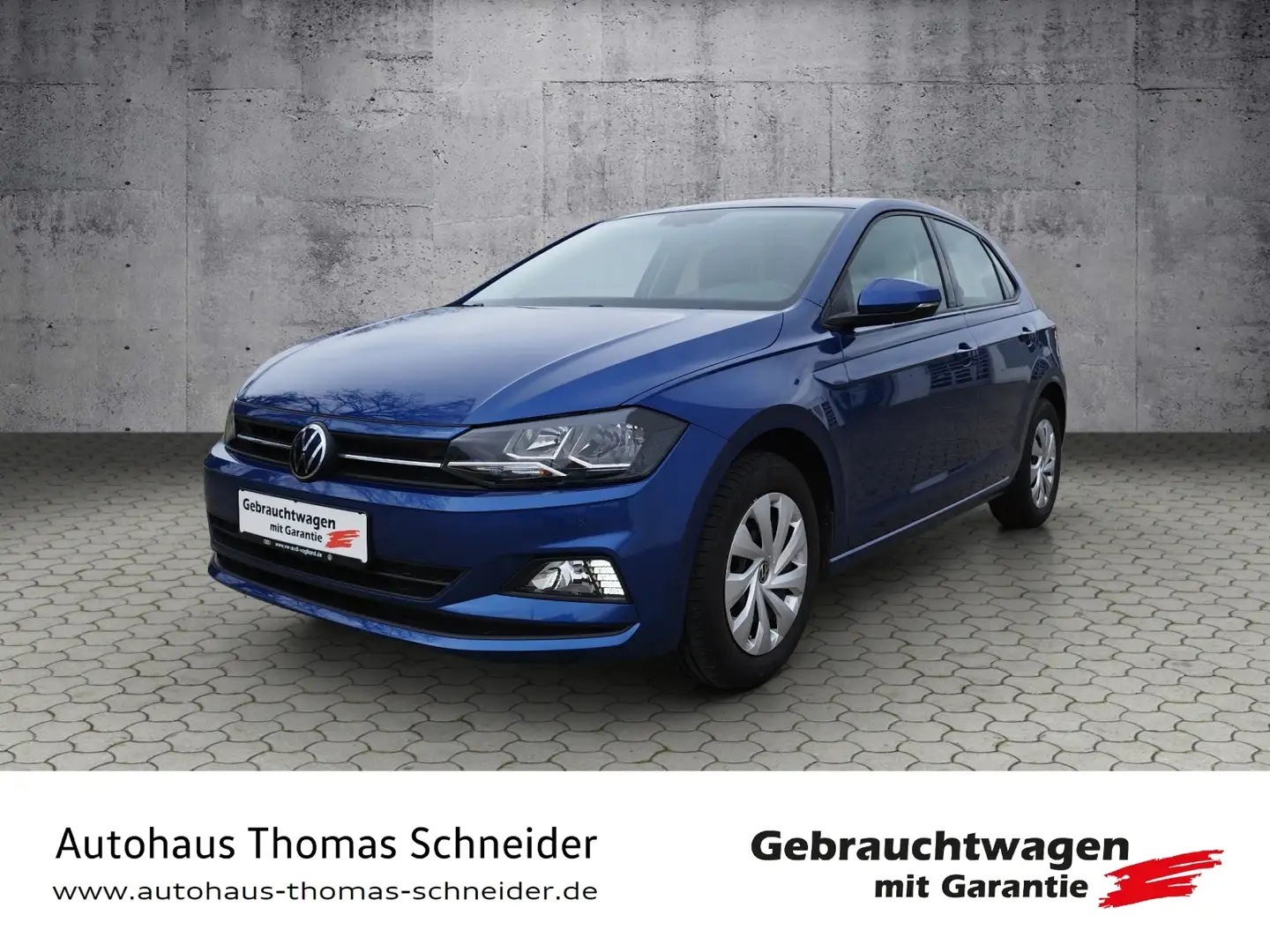 Volkswagen Polo Comfortline 1.0 SHZ/Blind/L+S/PDC/Klima Azul - 1