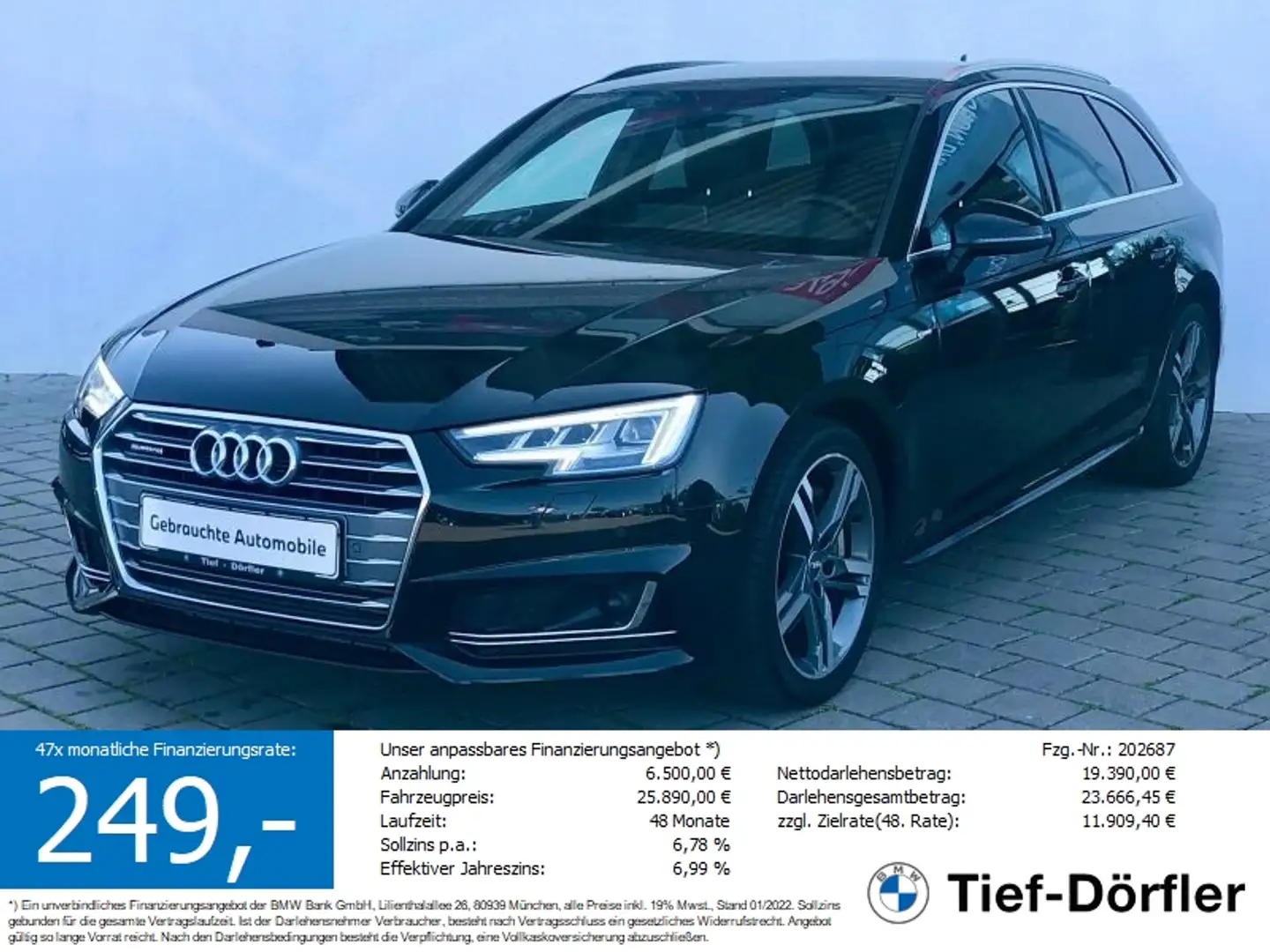 Audi A4 Avant 3.0 TDI quattro S line SHZ/LED/HUD/3AC Zwart - 1