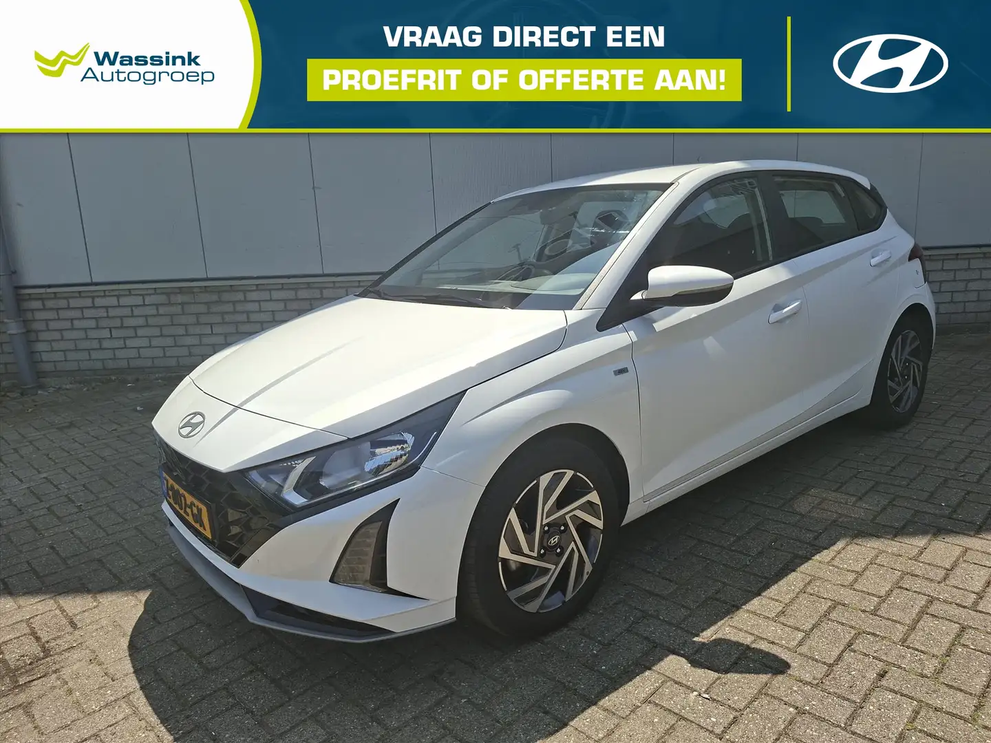 Hyundai i20 1.0 T-GDI 48V MHEV 100pk Comfort Smart Blanc - 1
