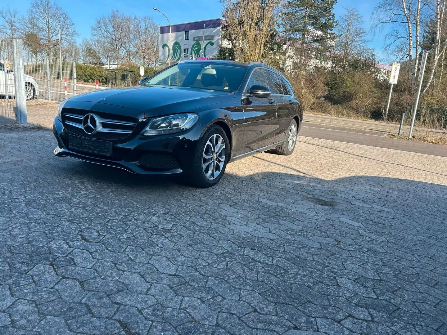 Mercedes-Benz C 200 C200 T  NAVI + PDC + SCHECKHEFT + SPORTSITZE Чорний - 1