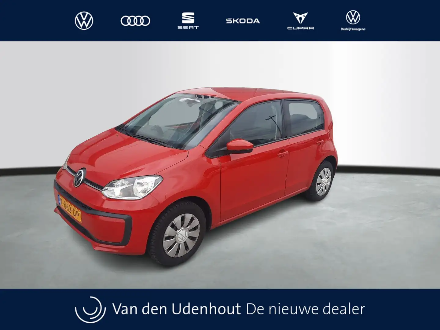 Volkswagen up! 1.0 BMT move up! | Airco | 5-deurs | Smartphone In Rood - 1
