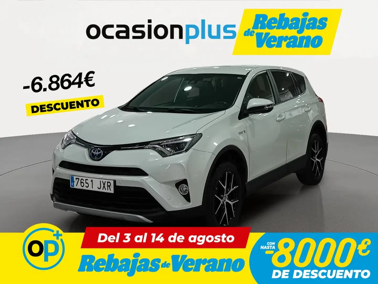 Toyota RAV 4 2.5 hybrid 2WD Feel! Blanco - 1