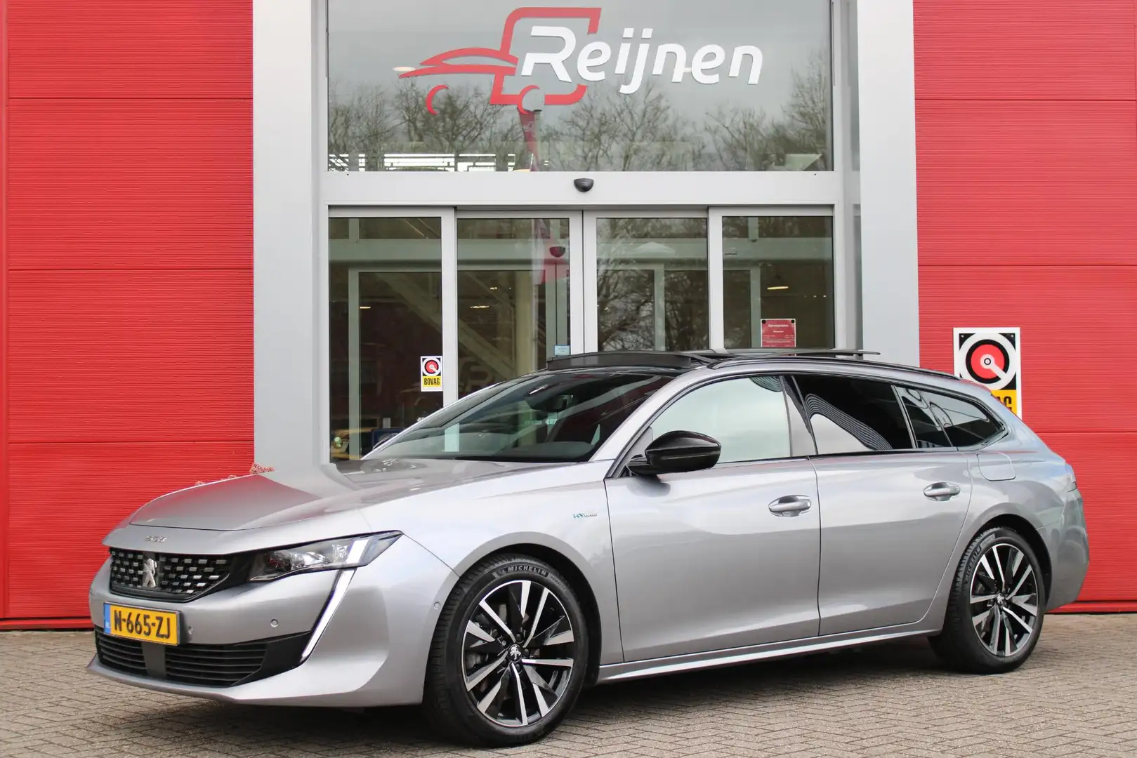 Peugeot 508 SW 1.6 HYbrid 225PK GT PACK BUSINESS | PANORAMISCH Grijs - 1