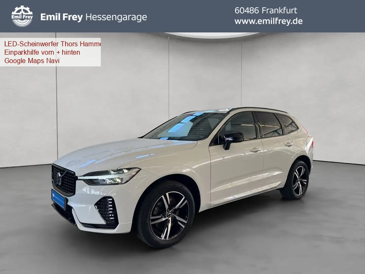 Volvo XC60 XC60 B4 R-Design Aut Rückfahrkamera AHK Google-Map Weiß - 1