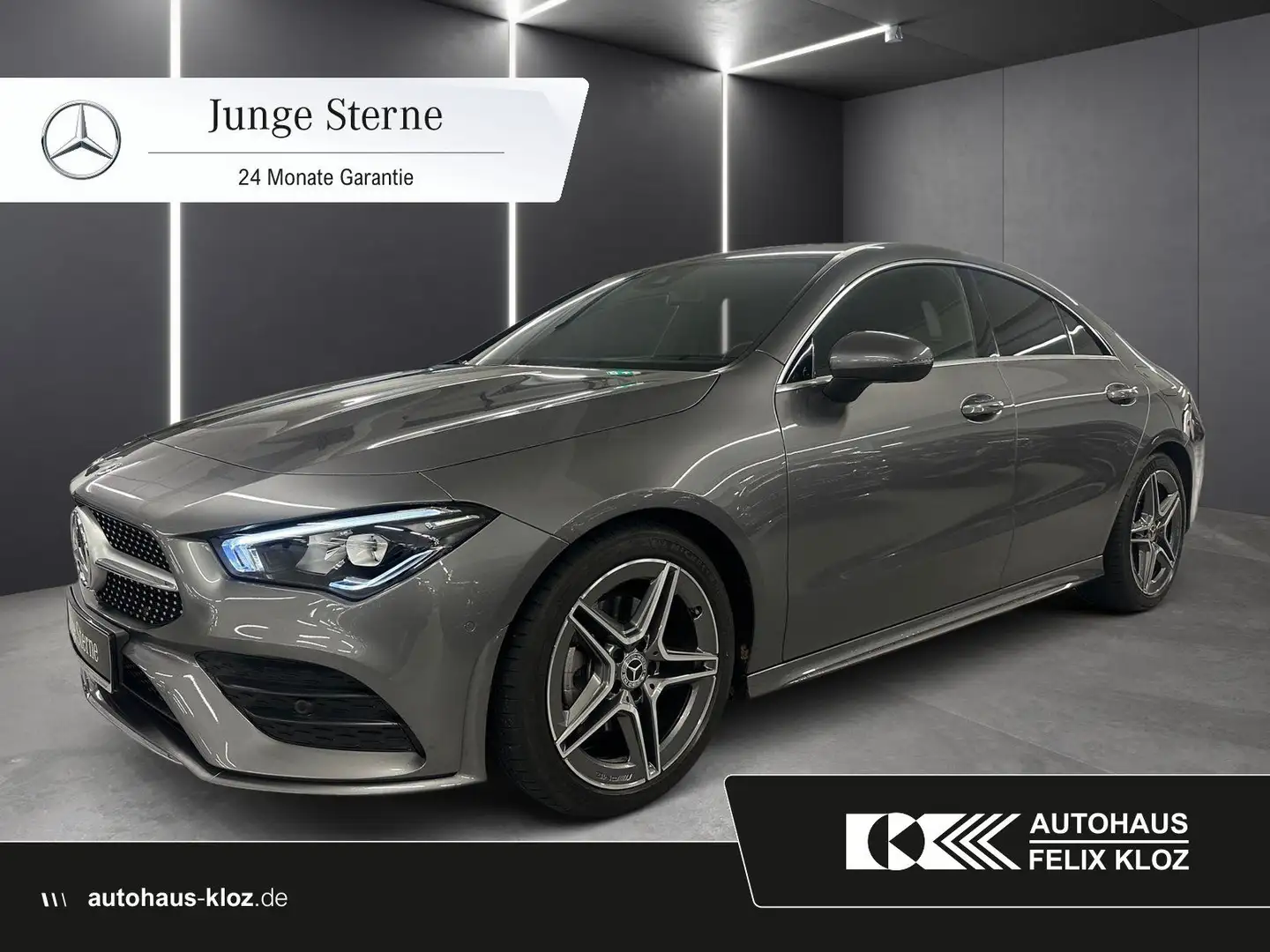Mercedes-Benz CLA 200 4M AMG-Line*Totwinkel*360°*MBUX-High*LED Gris - 1
