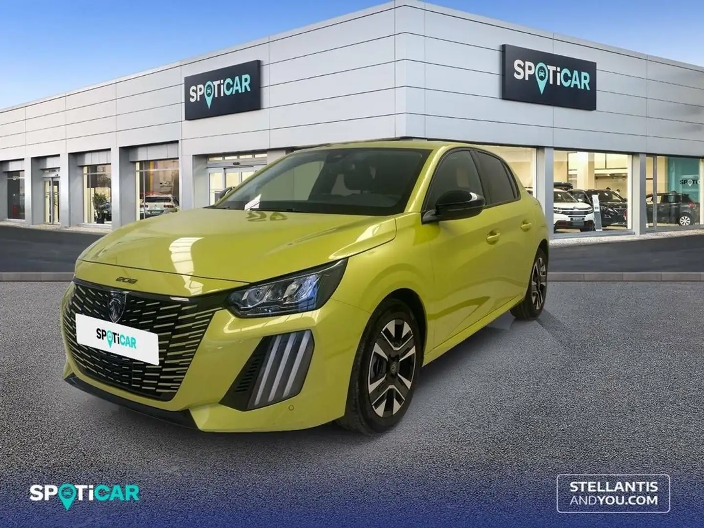 Peugeot 208 Puretech 100 Allure Geel - 1