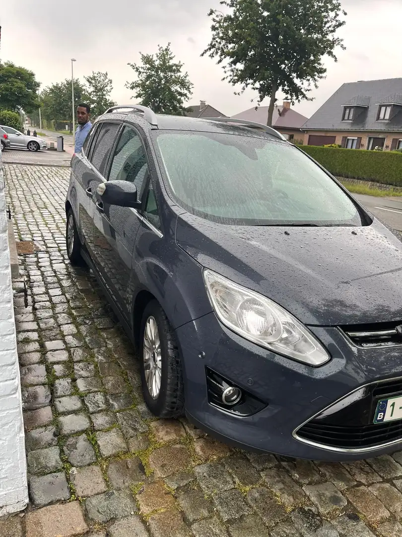 Ford Grand C-Max 1.6 TDCi Start-Stop-System SYNC Edition Blauw - 1