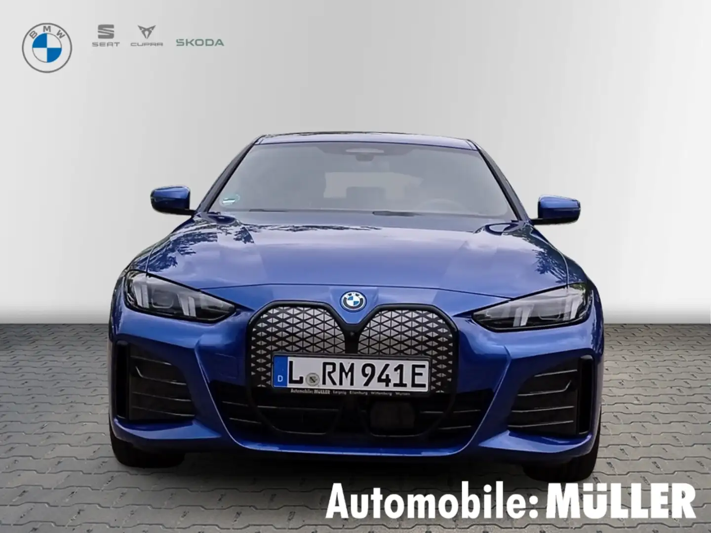 BMW i4 40 eDrive M Sport Gran Coupe Park-Ass. AHK,Harman Blau - 2