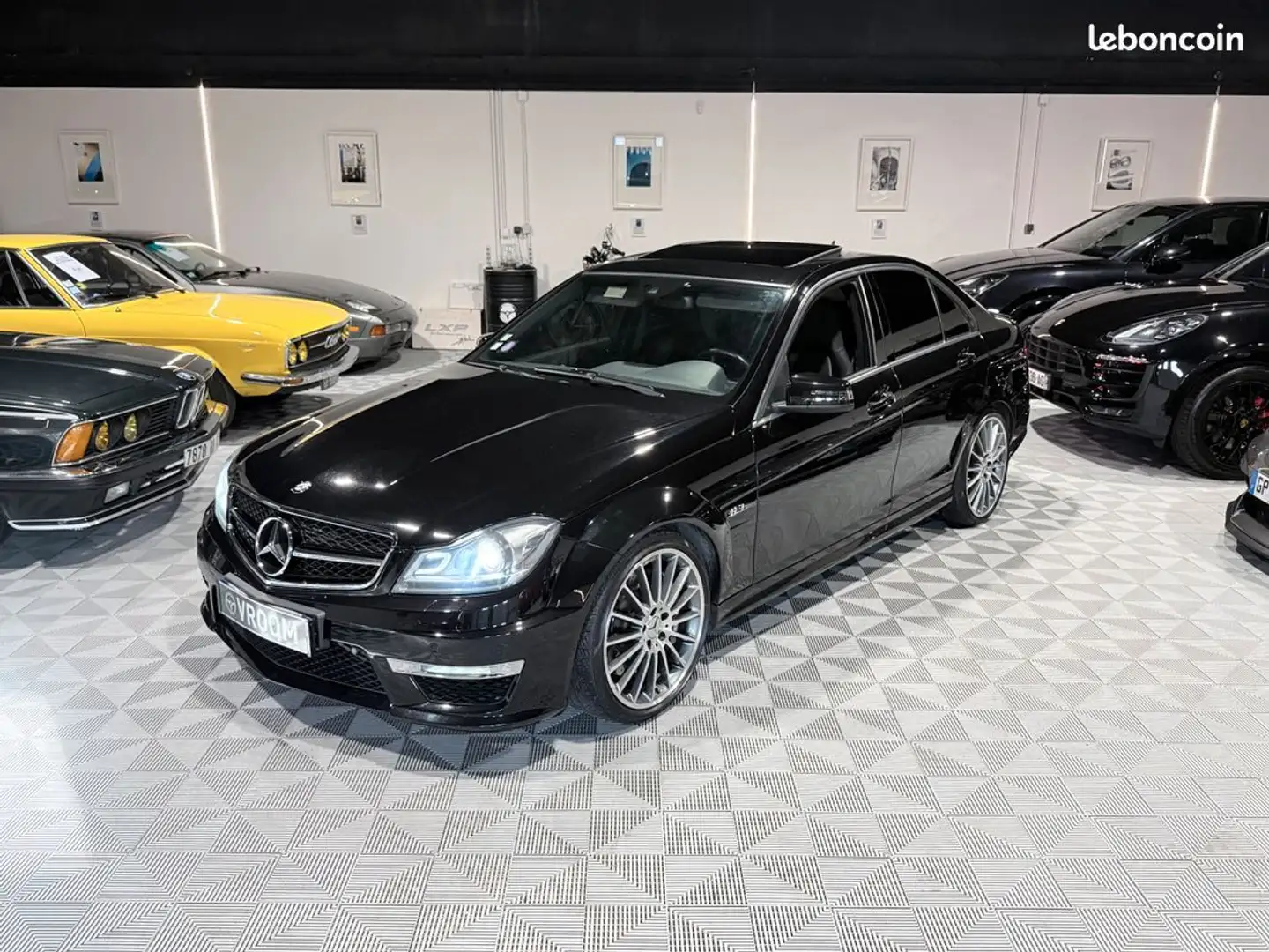 Mercedes-Benz C 63 AMG Mercedes iii (2) 63 amg speedshift mct Schwarz - 1