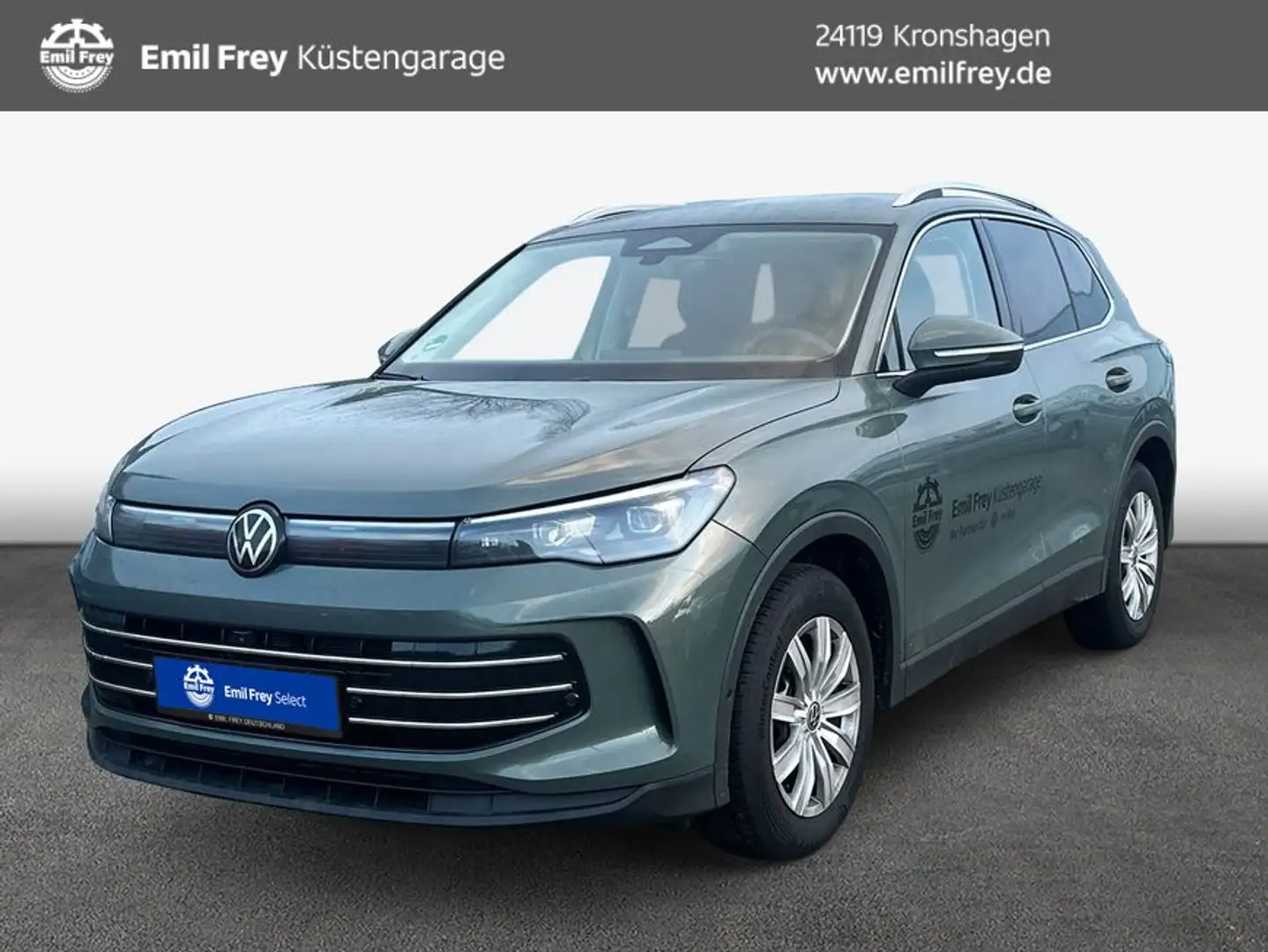 Volkswagen Tiguan Elegance 1.5 eTSI DSG AHK LED ACC IQ-Driv Grün - 1