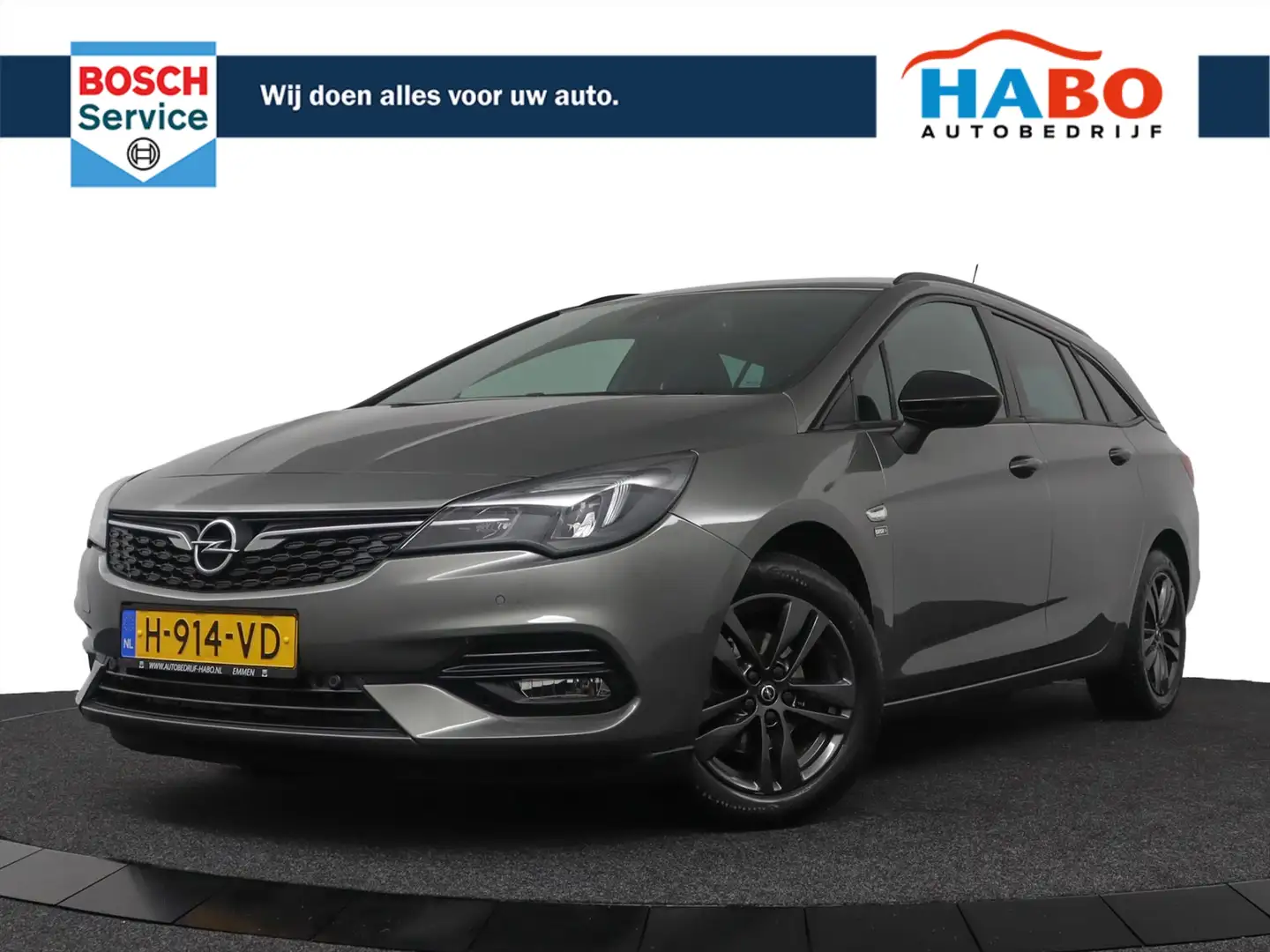 Opel Astra Sports Tourer 1.2 TURBO EDITION 2020 130PK ECC/CRU Grijs - 1