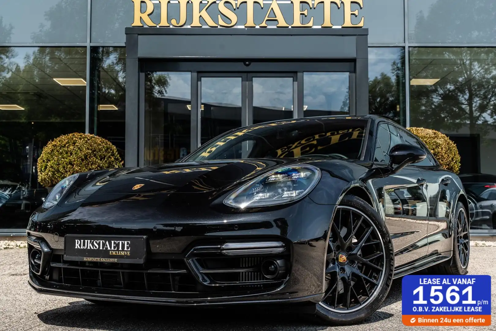 Porsche Panamera Sport Turismo 2.9 4 E-Hybrid Platinum Ed. Zwart - 1