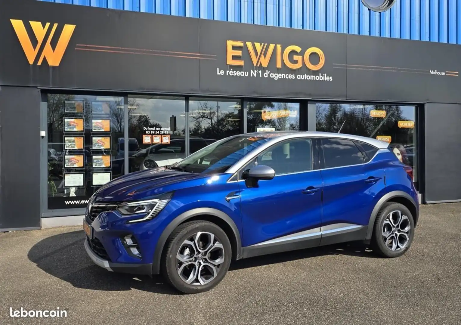 Renault Captur 1.3 TCE 130ch INTENS EDC Blauw - 1