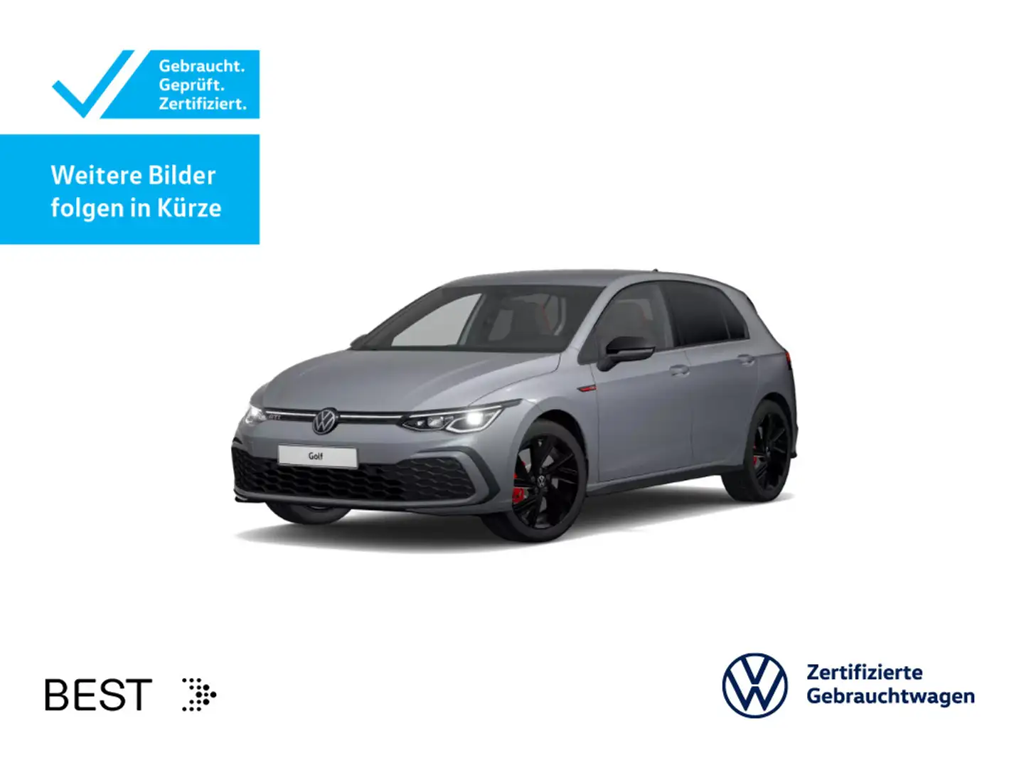 Volkswagen Golf GTI Golf VIII 2.0 TSI DSG GTI*BLACK-SYTLE*LED*KLIMA* Grau - 1
