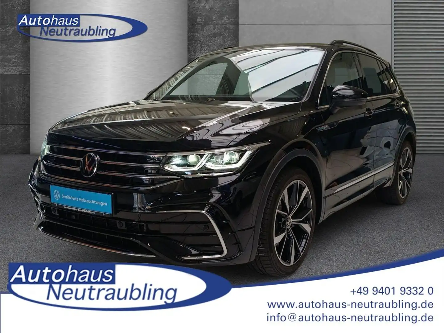 Volkswagen Tiguan 2.0 TDI "R-LINE" 200 PS DSG+NAVI+ACC+AHK+ Schwarz - 1