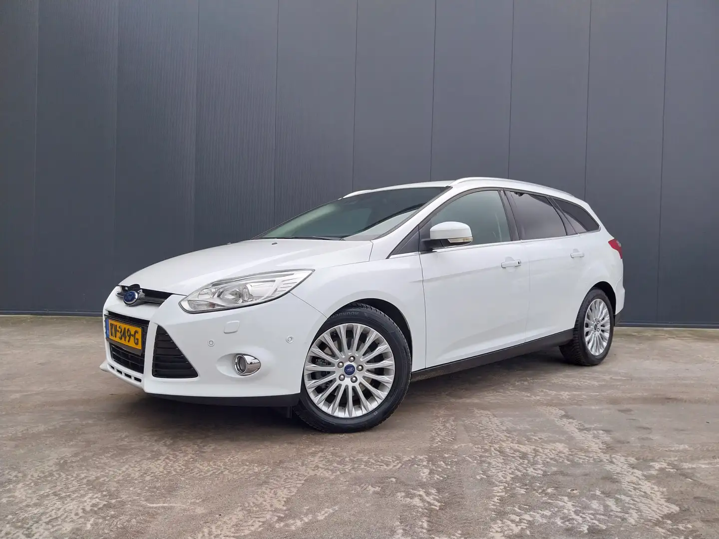 Ford Focus Wagon 1.6 EcoBoost 150 PK Titanium XENON PARK ASSI Blanc - 1