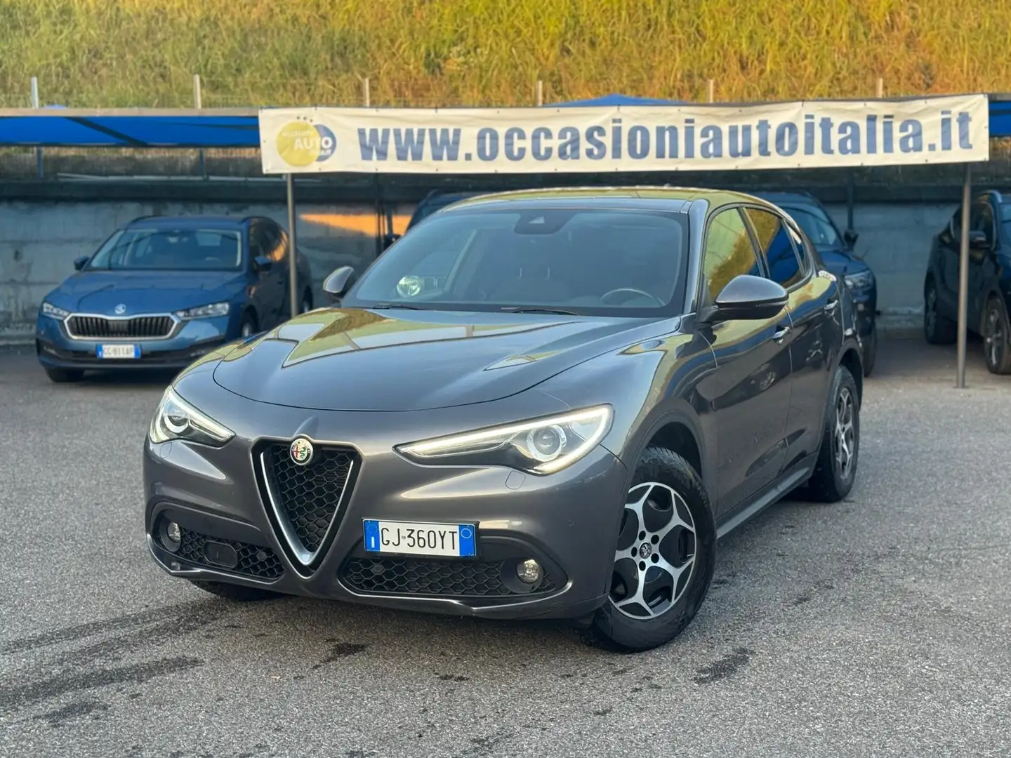 Alfa Romeo Stelvio 2.2 t Business  super Q4 190cv auto Gris - 1