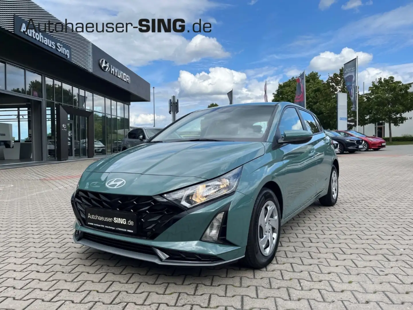 Hyundai i20 Automatik Kamera Klima Navi Tempo Spurhalte Grün - 1