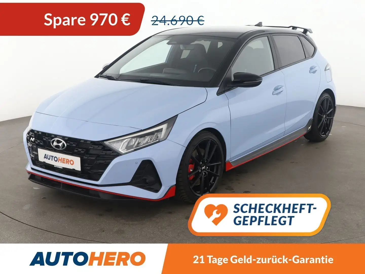 Hyundai i20 1.6 T-GDI N Performance Bleu - 1