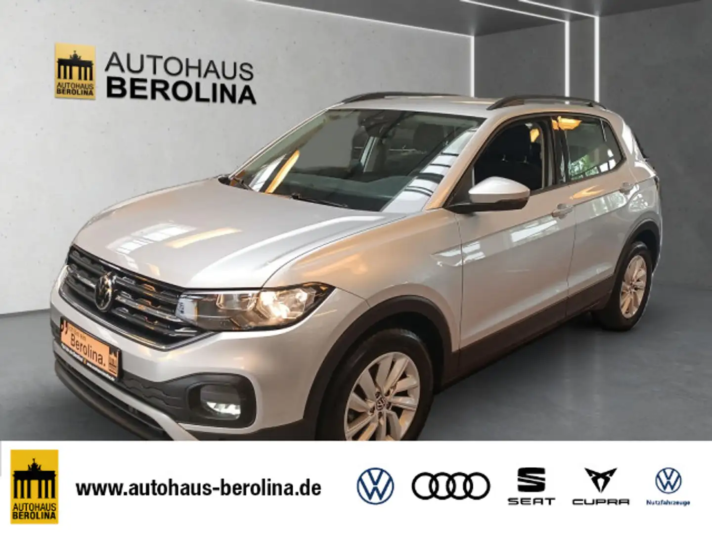 Volkswagen T-Cross 1.0 TSI Life *App-Connect*SHZ*PDC* Silber - 1