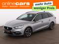 SEAT Leon ST 2.0 TDI FR Aut LED STANDHZG AHK RADAR NAV Silber - thumbnail 1