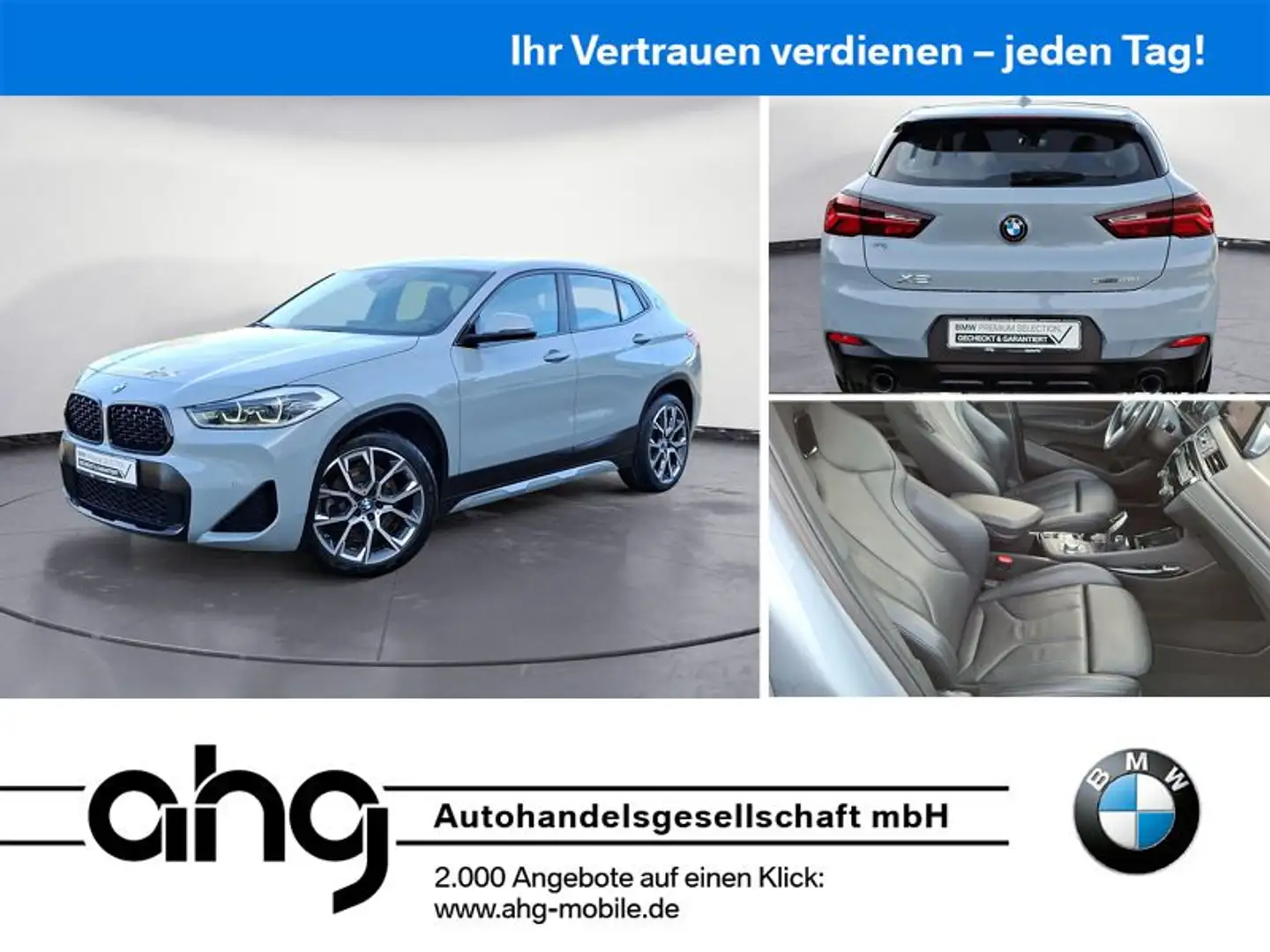 BMW X2 sDrive20i Edition M Mesh Navi AHK RFK Head-Up Gris - 1