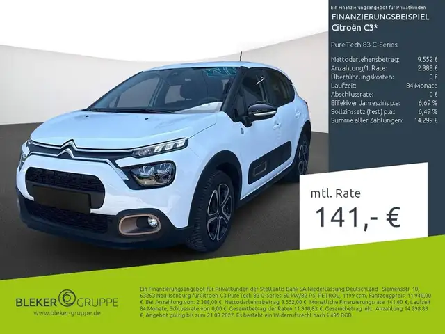 2023 Citroen C3 in White for sale