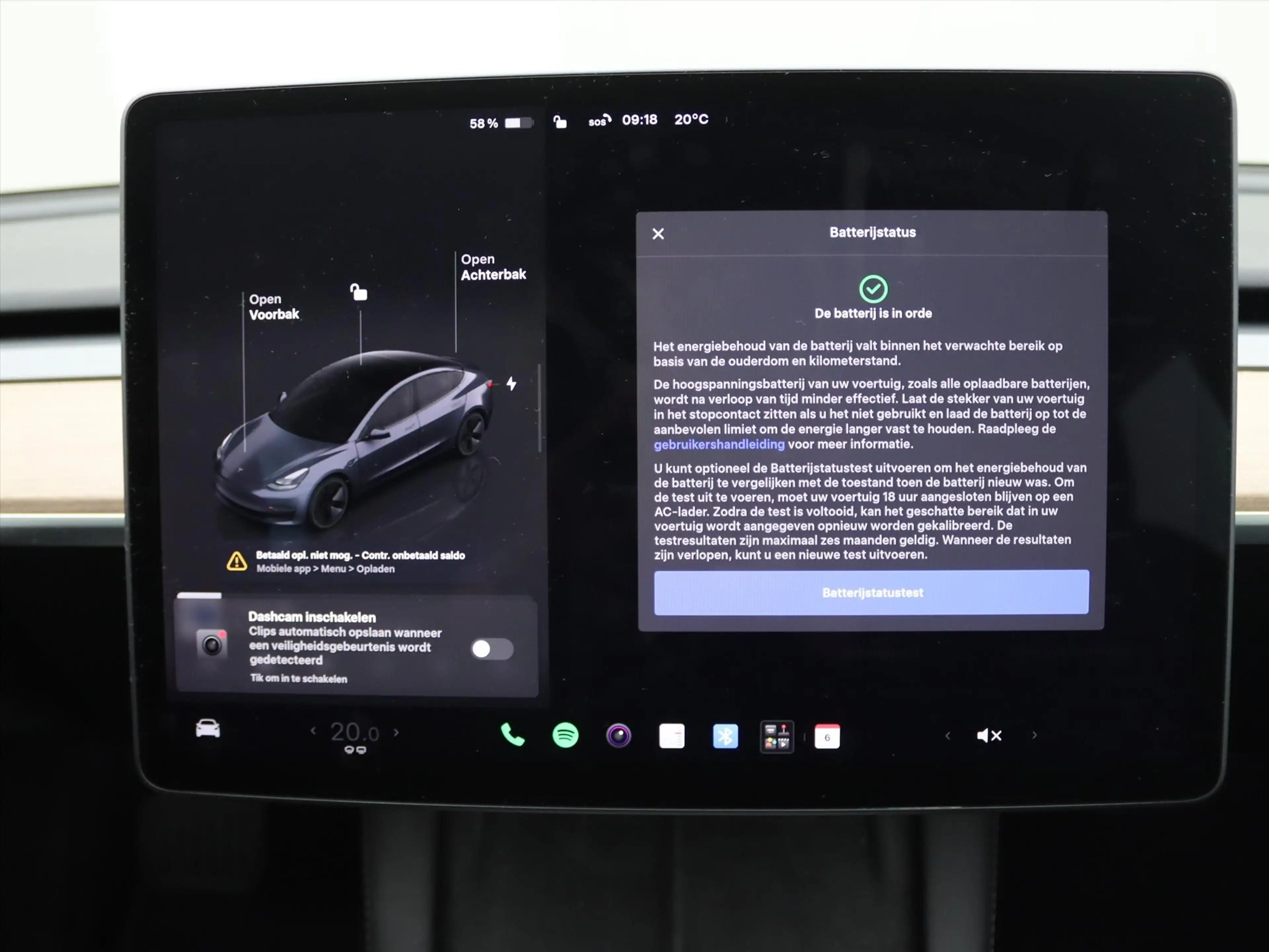 Tesla Model 3 Long-Range AWD 351pk 75 kWh UPGRADE 93,3% SoH [ RY — photo 34