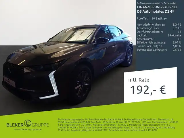 DS Automobiles DS 4 PureTech 130 Bastille+