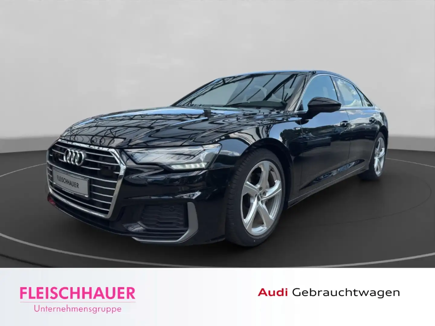 Audi A6 Limousine S-line 40 TDI S-tronic Navi Leder LED AC Noir - 1