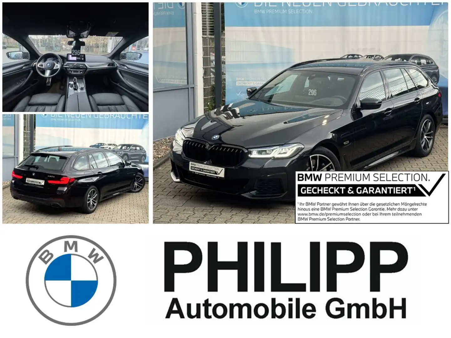 BMW 530 e Touring M Sportpaket Head-Up LASER Ambiente Nero - 1