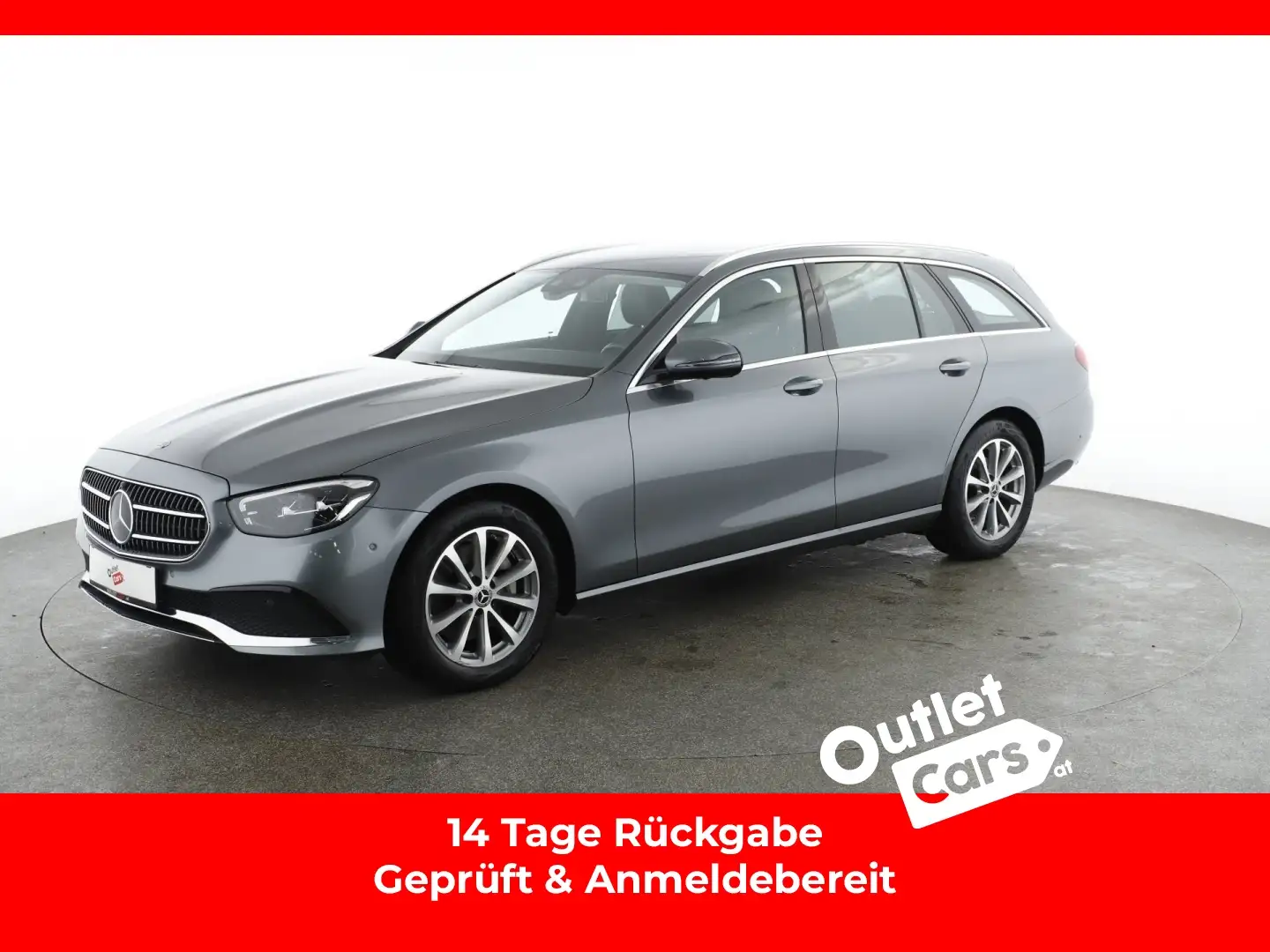 Mercedes-Benz E 220 d 4Mat. T Avant. Aut. CARPLAY+AHK+LED+LEDER Grau - 1