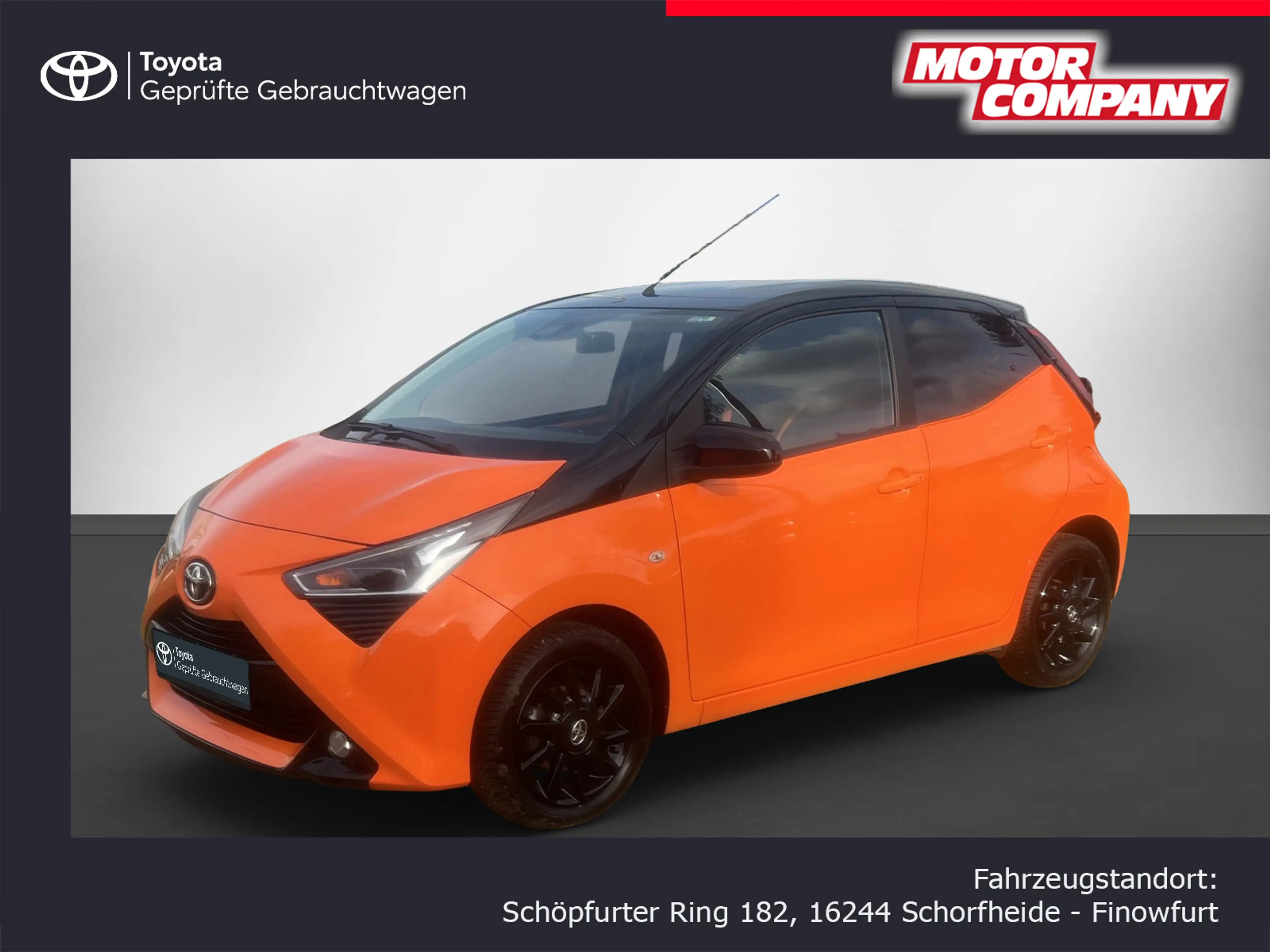 Toyota Aygo 1,0 Benzin 5-Gang 5Trg x-cite Ausstattung