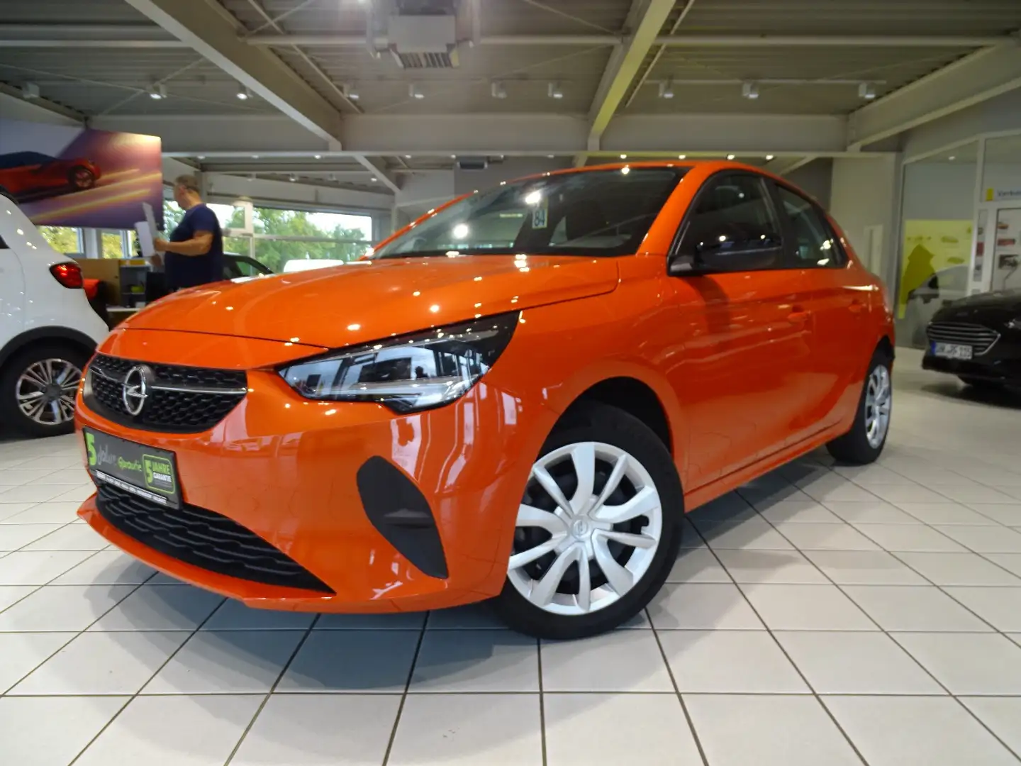 Opel Corsa-e EDITION LED+KlimaA+PDC+AUT+SpurH+Virtual Orange - 2