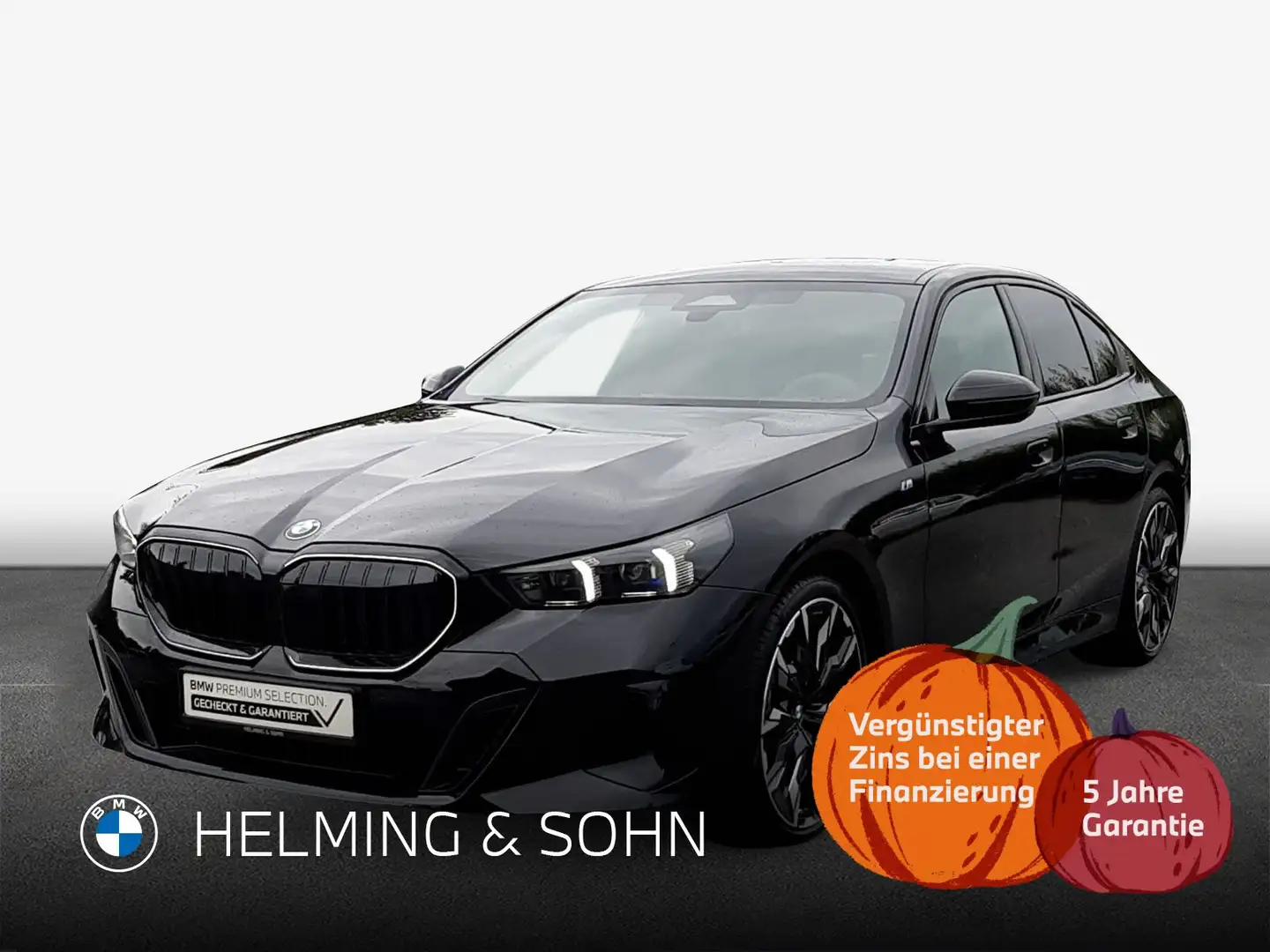 BMW 520 i Limousine M-Sport HK HiFi Head-Up LED uvm. Noir - 1