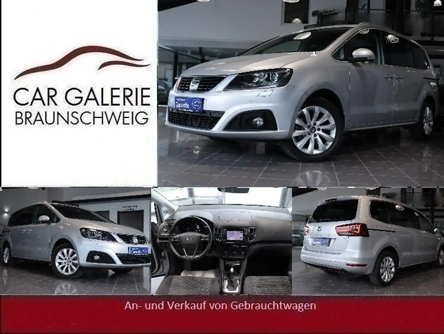 SEAT Alhambra 2.0 TDI Style*PANORAMA*STANDHZ*LED*NAVI Argento - 1