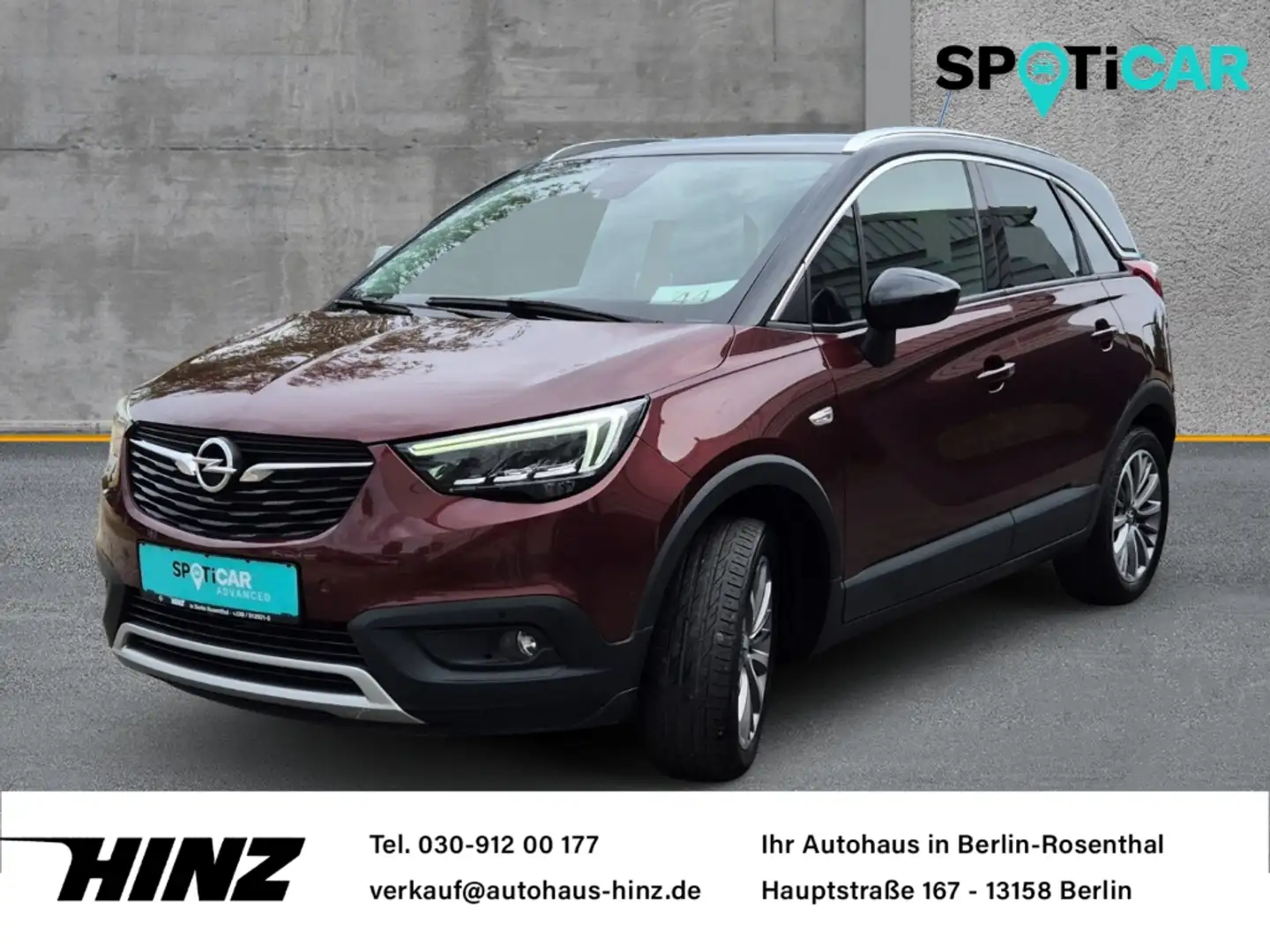 Opel Crossland X Ultimate 1.2 Autom, PDC+Kamera,HUD, LED,Navi,Keyle Braun - 1