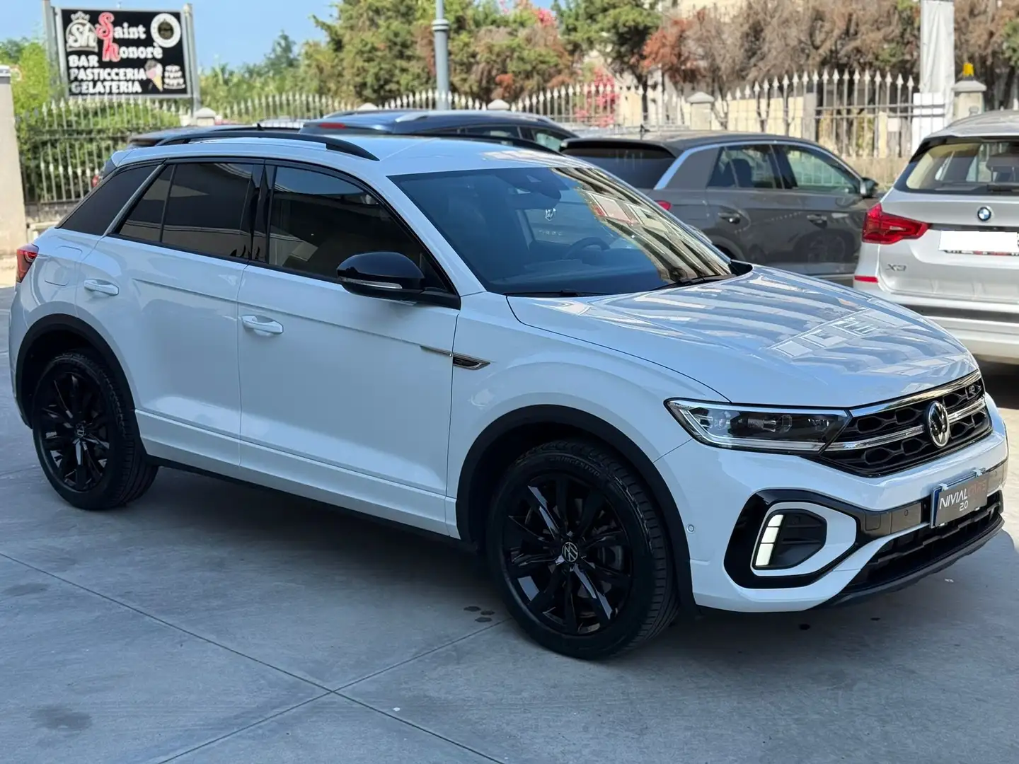 Volkswagen T-Roc R LINE 2.0 150cv /DSG/IQ LIGHT/GARANZIA UFF. VW Bianco - 2
