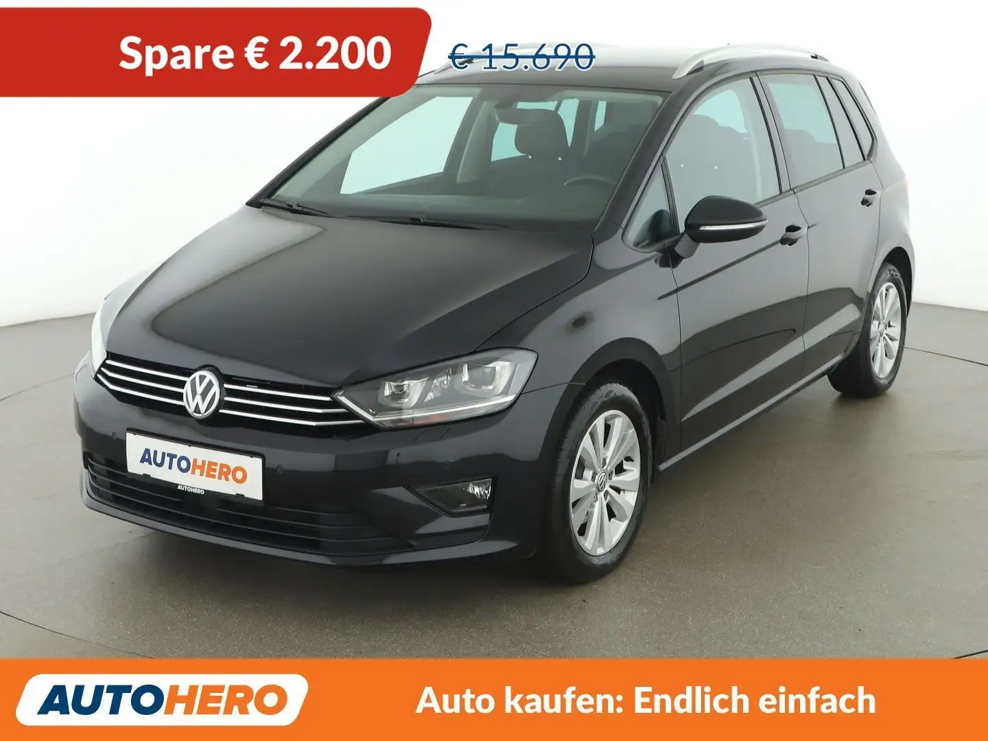 Volkswagen Golf Sportsvan 1.2 TSI Comfortline BlueMotion Tech Schwarz - 1