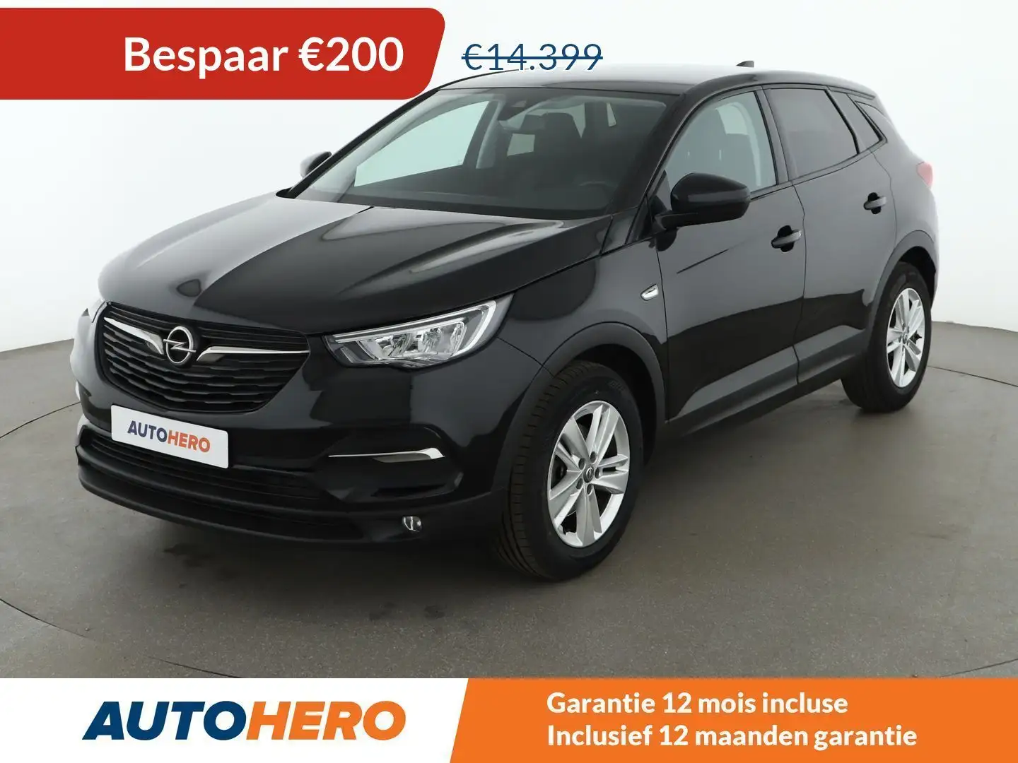 Opel Grandland X 1.2 Turbo Business Edition Noir - 1