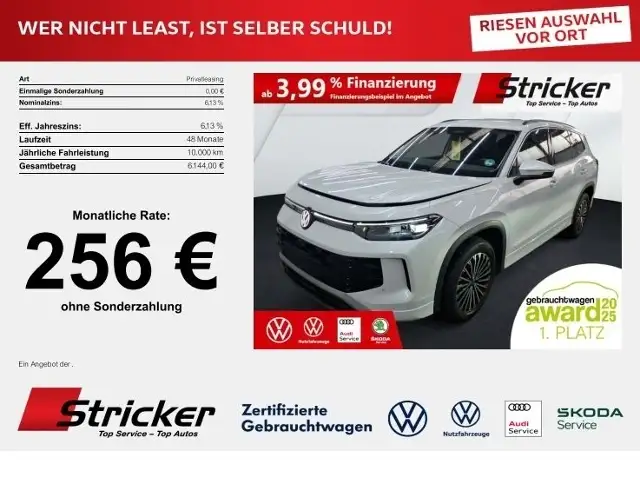Volkswagen Tayron Life 1.5eTSI DSG 256,-ohne Anzahlung 7-Sitzer AHK