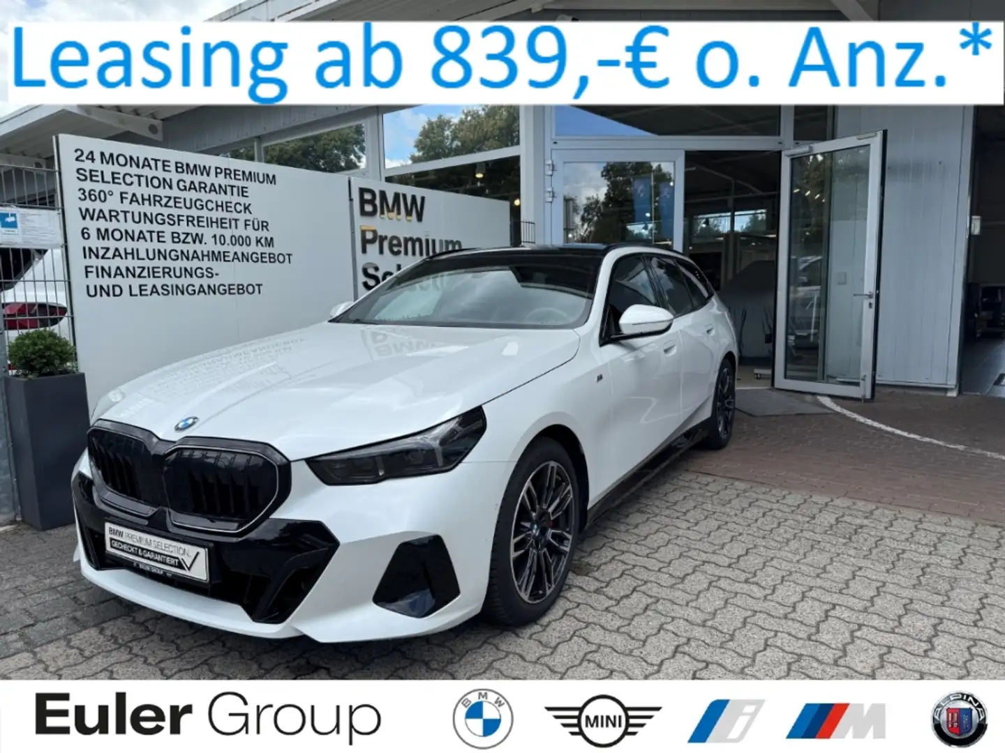 BMW 540 d xDr Tour. M Sport PRO IconGl. Pano B&W StandHzg Weiß - 1