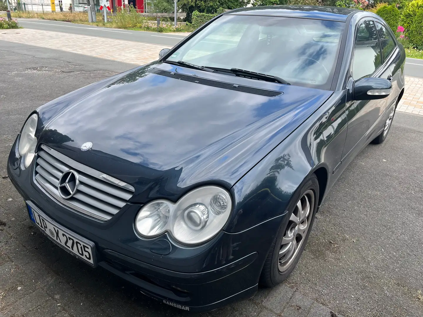 Mercedes-Benz C 200 C-Klasse Sportcoupe Kompressor Sportcoupe Zwart - 1